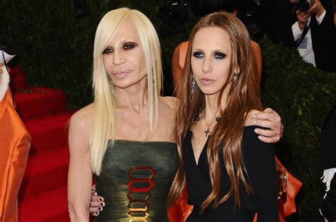 donatella Versace and daughter